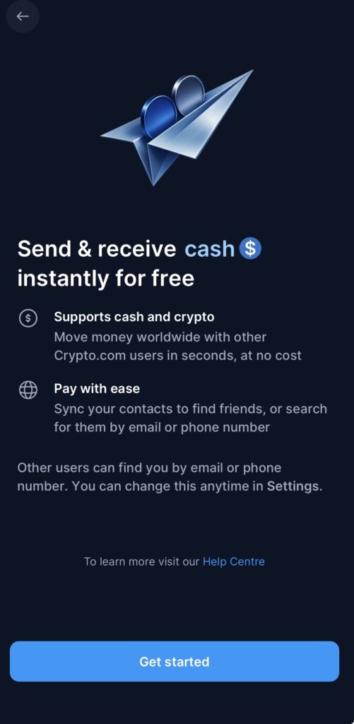 Send di Crypto.com: invia denaro e cripto gratis e in pochi secondi 1 Inviare soldi con Send Crypto.com