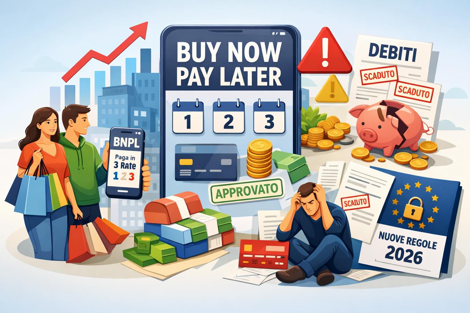 buy-now-pay-later-italia-dati Buy Now Pay Later: come funziona davvero, quali rischi ha e cosa cambia con le nuove regole