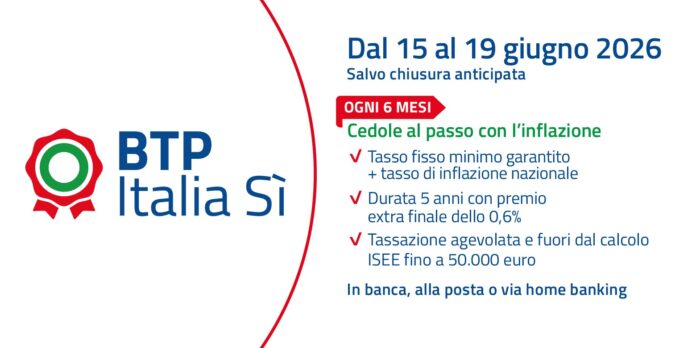 BTP Italia Sì (giugno 2026): guida completa all'emissione
