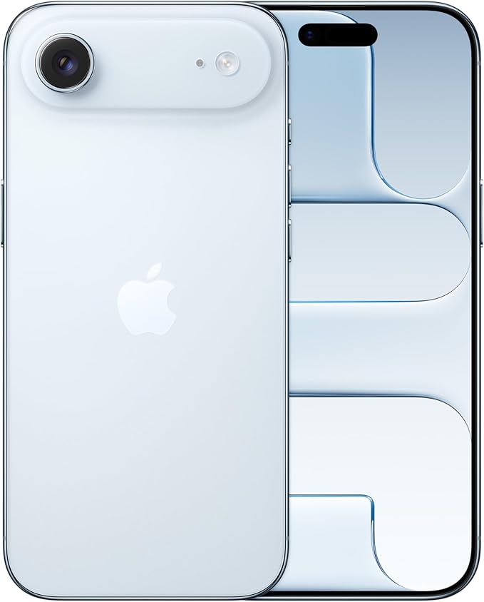 iPhone Air 256GB in Offerta: -27% su Amazon (898,99€ invece di 1.239€) 1 iPhone Air 256GB in offerta, colore Celeste — vista frontale